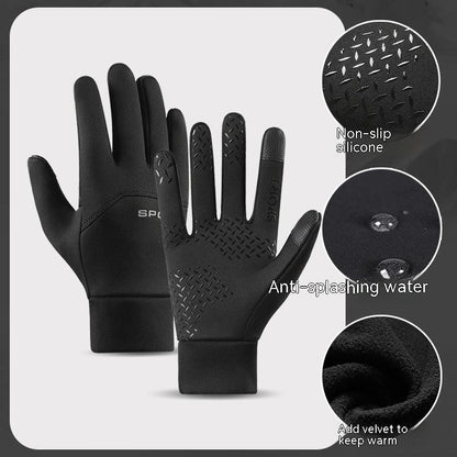 Waterproof Winter Fleece-lined Thermal Touch Screen Gloves