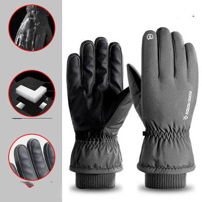 Non-slip Touch Screen And Velvet Warm Gloves