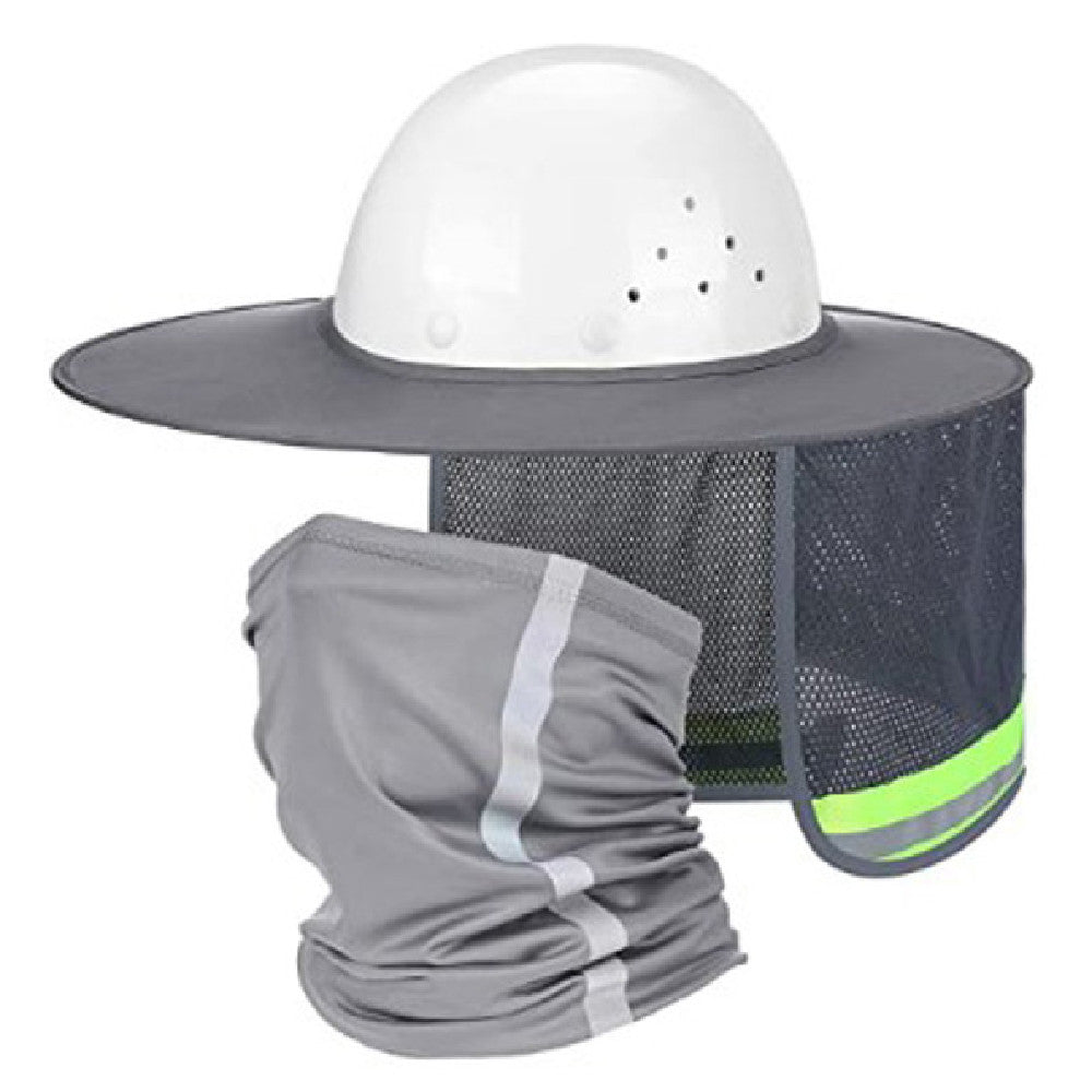 Sunscreen Reflective Visor / Fits Hard Hats