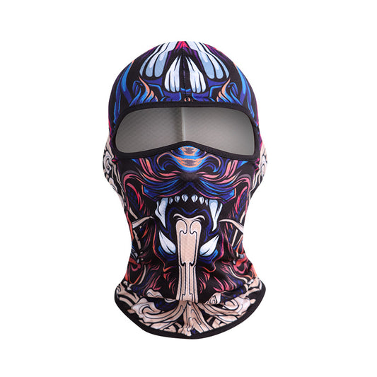 Outdoor Full Face Windproof Character Mask