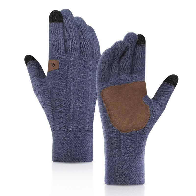 Casual Business Microfiber Touch Screen Knitted Gloves
