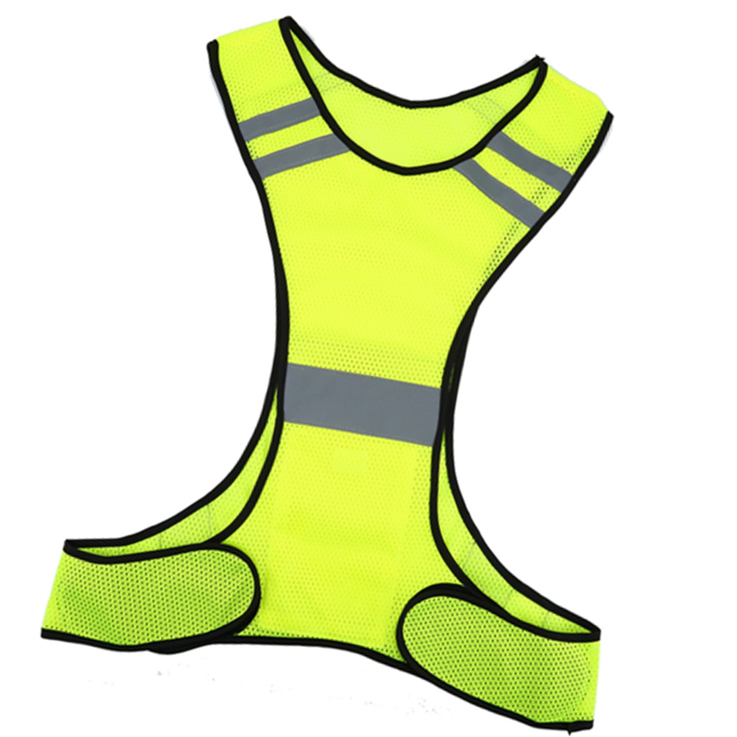 High Visibility Reflective Safety Vest Adjustable Waist