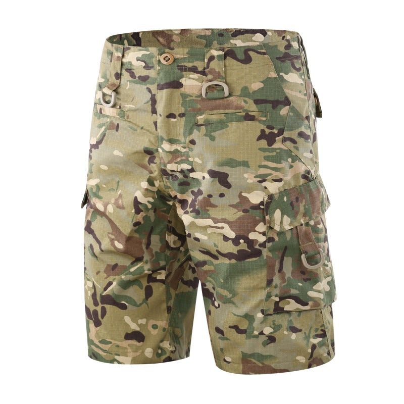 Breathable camouflage bag shorts