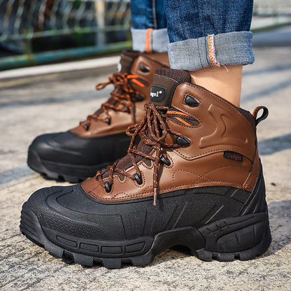 High top safety work boot