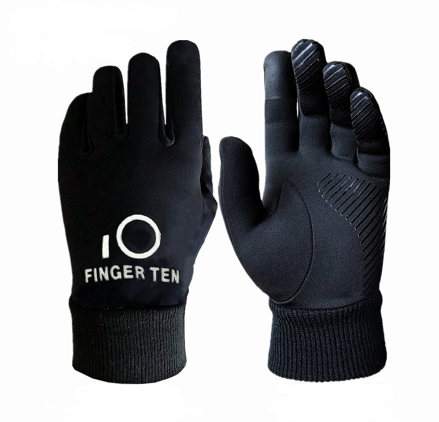 Touch Screen Plus Fleece Outdoor Sports Football Riding Gloves