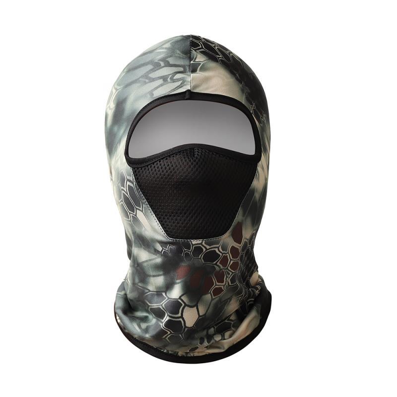 Silk Sunscreen Headgear/ Mesh Face Mask