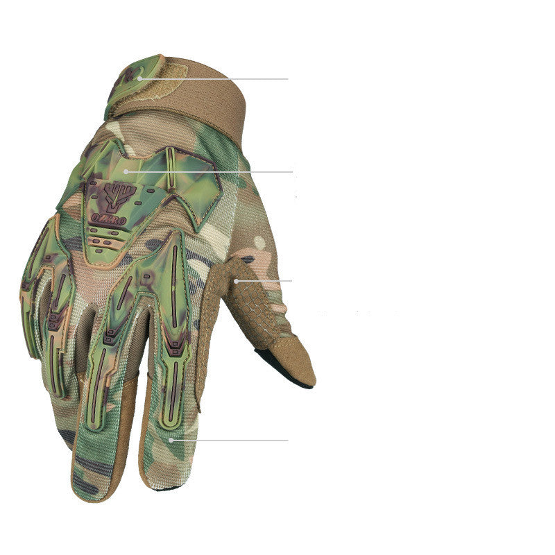 Outdoor Sports Anti Collision Full Finger Gloves