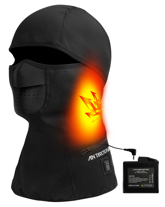 Heated Face Mask Windproof Warm Battery Heating Technology