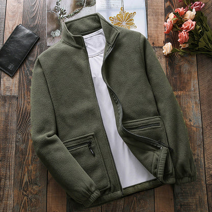 Fleece-lined Thickened Lamb Wool Fleece Jacket