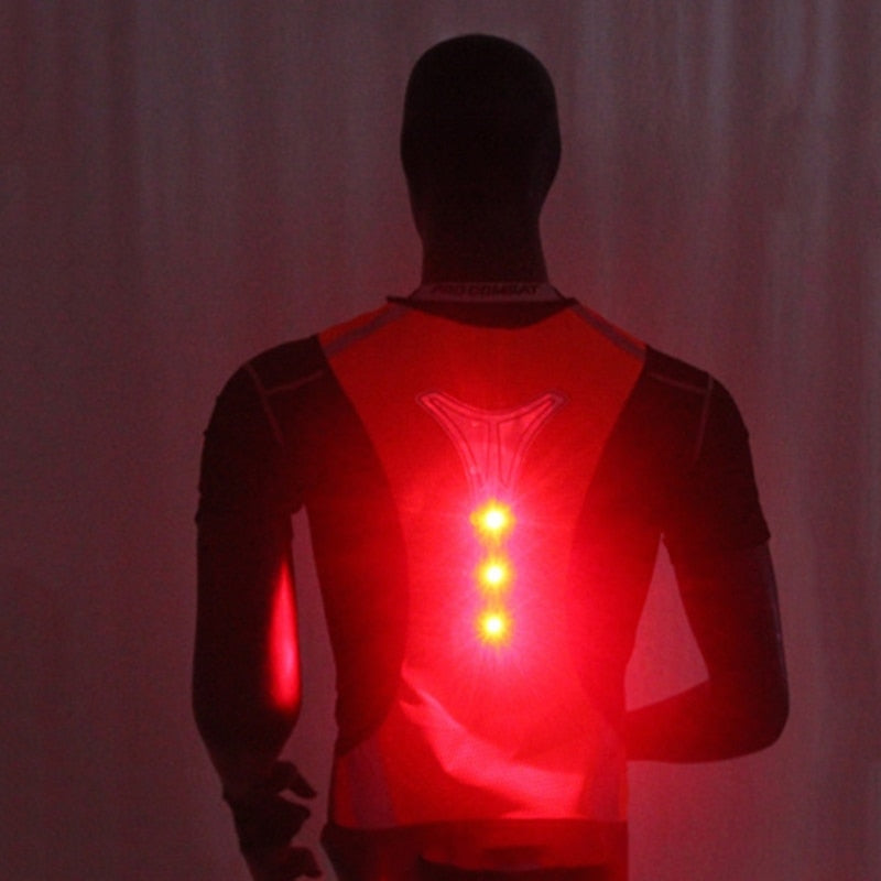 Hi Visibility LED Light Reflective Vest