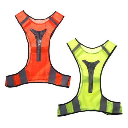 Hi Visibility LED Light Reflective Vest