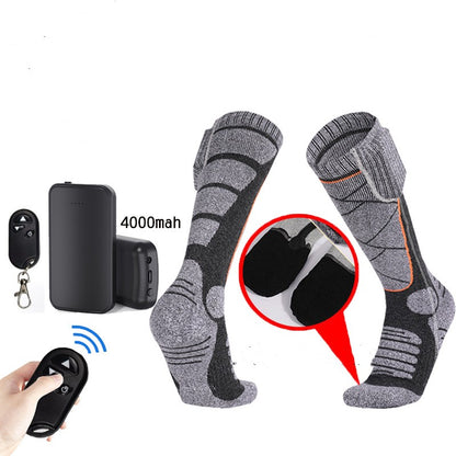 Remote Control Heating Socks / Charging Heating Foot Warming