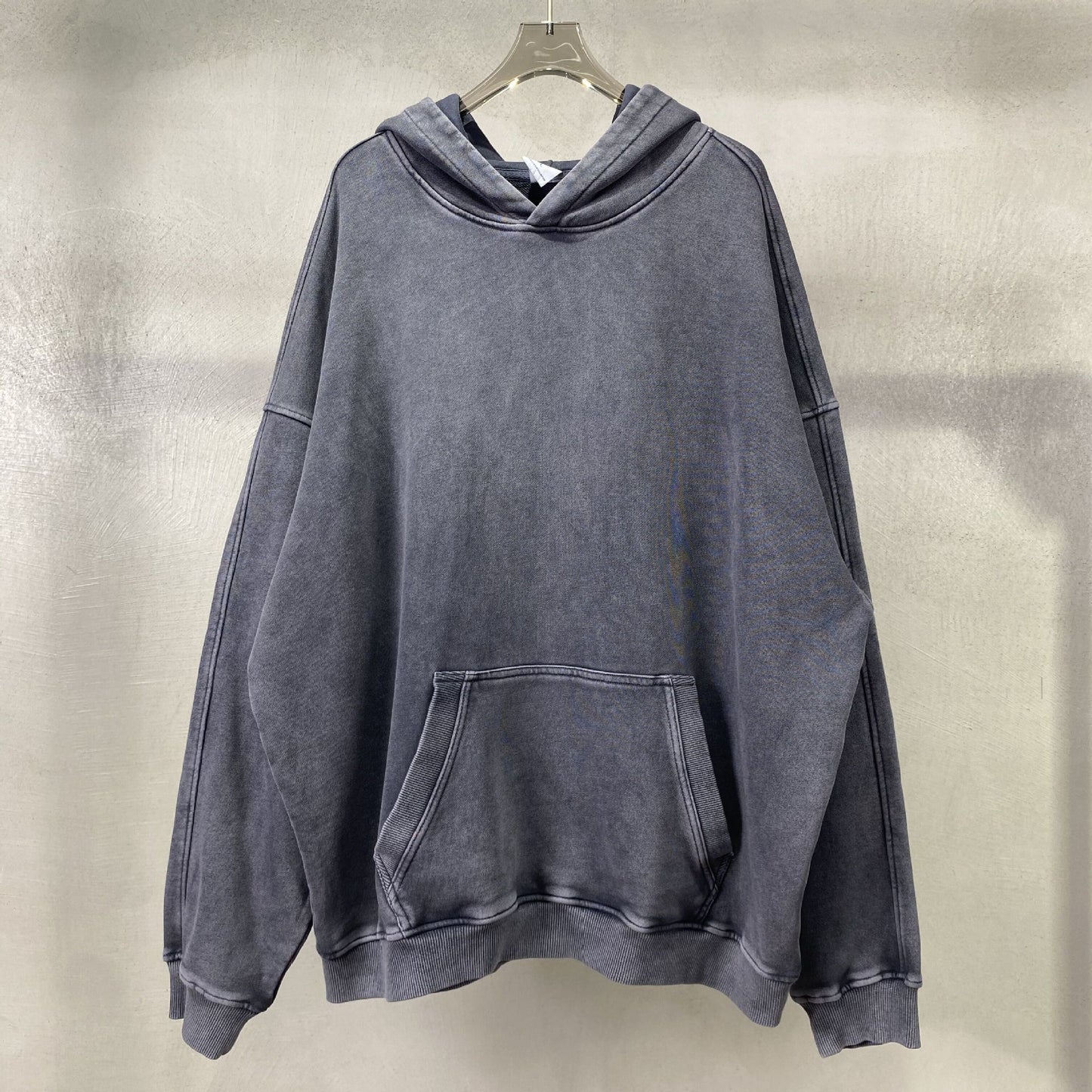 Retro Distressed Hooded Sweater