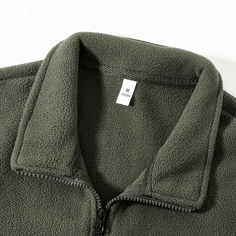 Fleece-lined Thickened Lamb Wool Fleece Jacket