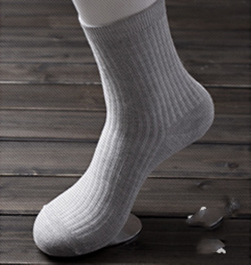 Pure Color Thick Comfortable Cotton Simple Tube Socks