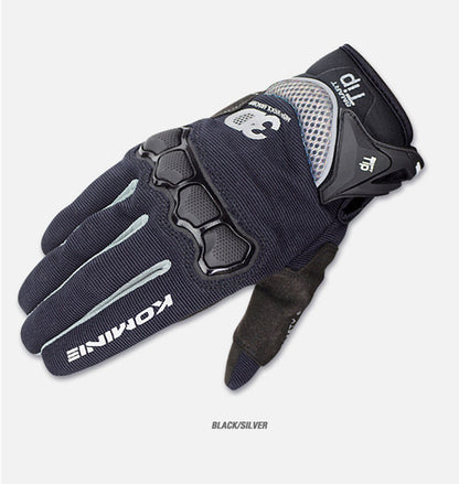 Motorcycle  Touch Screen Breathable Cycling  Racing Locomotive Fall-resistant Summer 3D Gloves