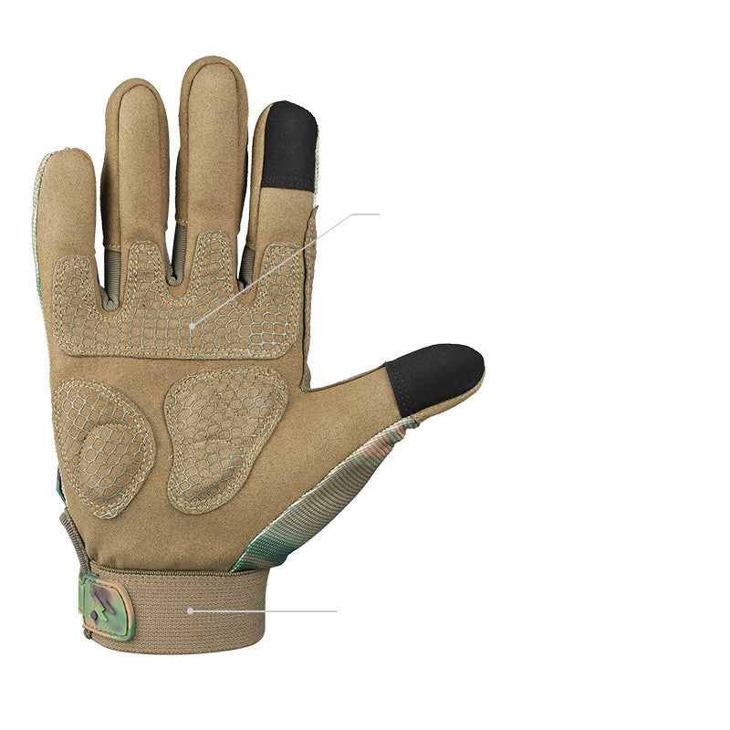 Outdoor Sports Anti Collision Full Finger Gloves