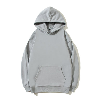 Loose Hooded Pullover Sweatershirt