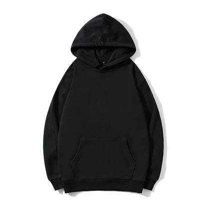 Loose Hooded Pullover Sweatershirt