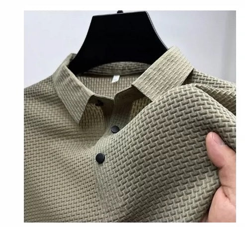 Ice Silk Short Sleeve Polo Shirt