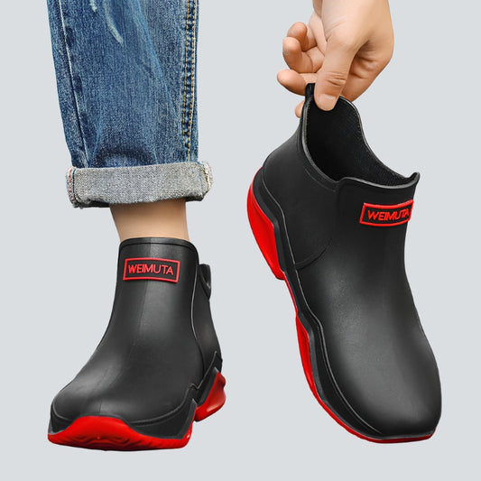 New Rain Boots Short Tube Outdoor Waterproof