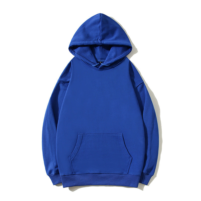 Loose Hooded Pullover Sweatershirt