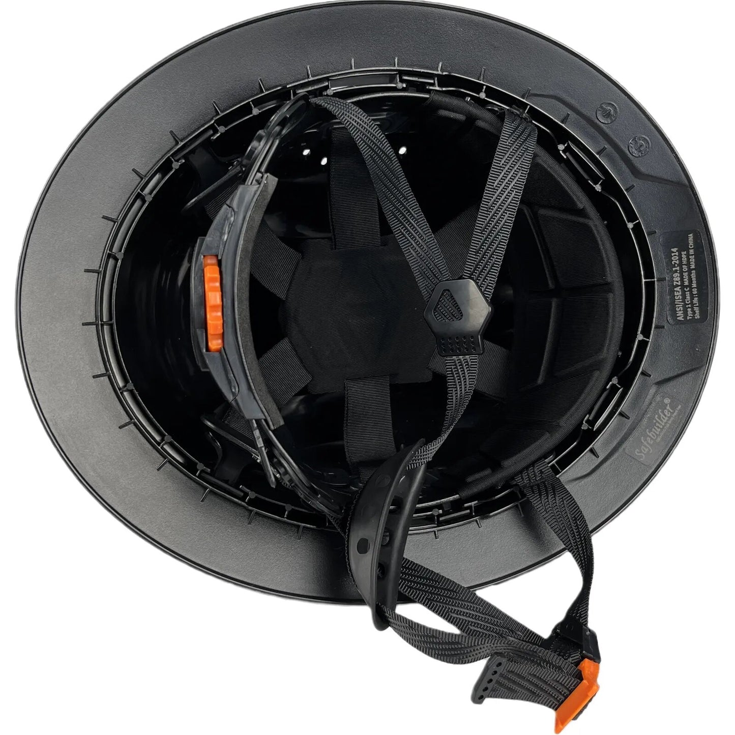 ANSI Approved HDPE Safety Helmet with 6 Point Adjustable