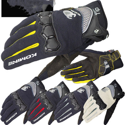 Motorcycle  Touch Screen Breathable Cycling  Racing Locomotive Fall-resistant Summer 3D Gloves