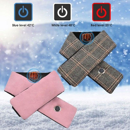 USB Heated Winter Scarf / Adjust Temperature