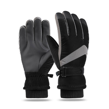 Winter Fleece Thickened Warm And Windproof Gloves