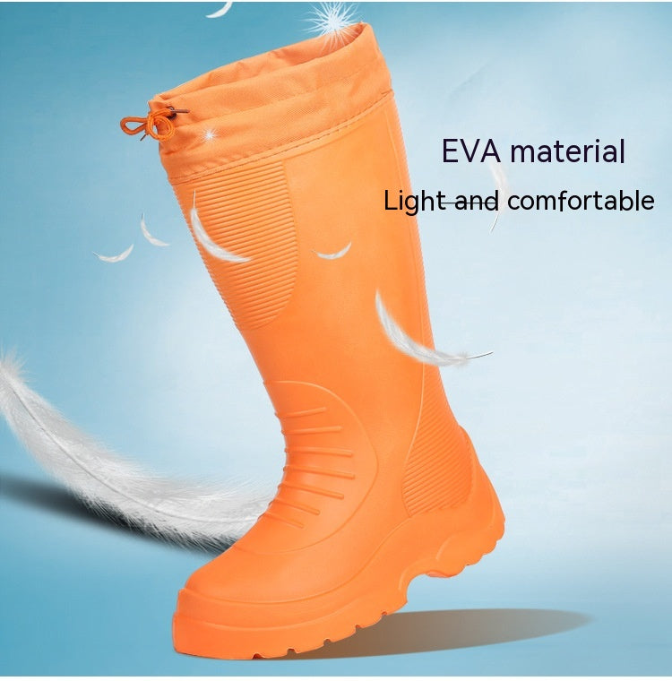 Fleece-lined EVA Foam Snow Boots