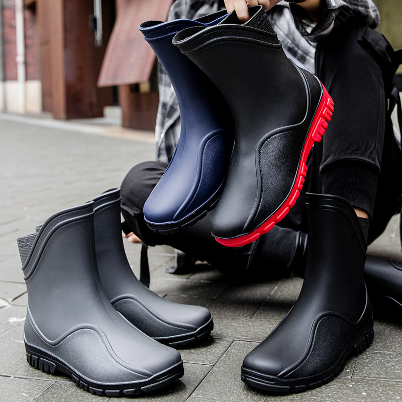 Outdoor Mid-tube Waterproof Rain Boots