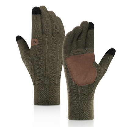 Casual Business Microfiber Touch Screen Knitted Gloves