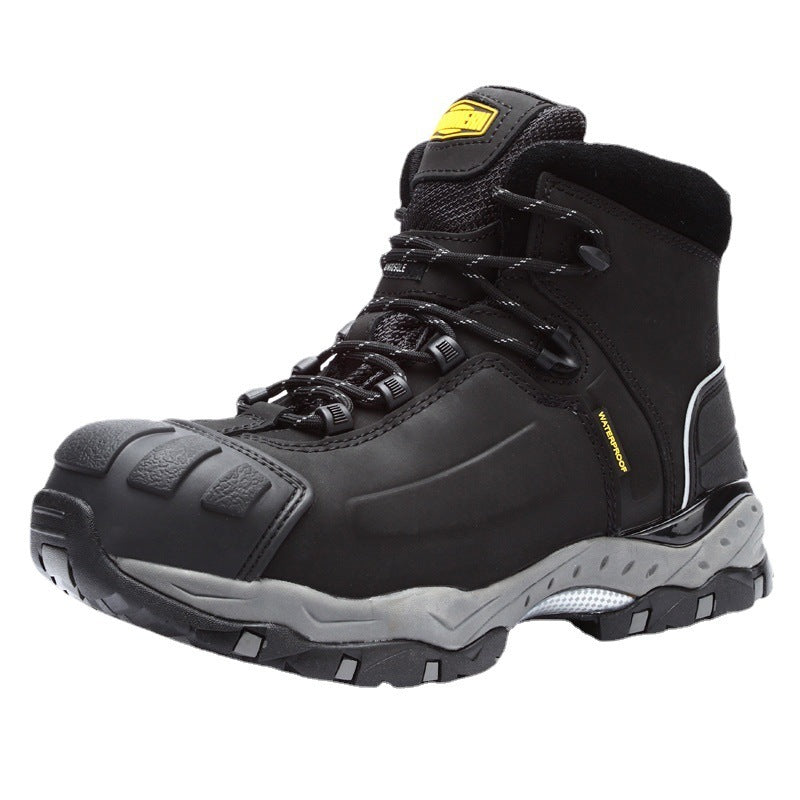 Men Steel Toe Cap Anti-Smashing Work Boot