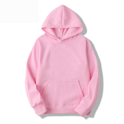 Standard Hooded Long Sleeve Solid Sweatshirt