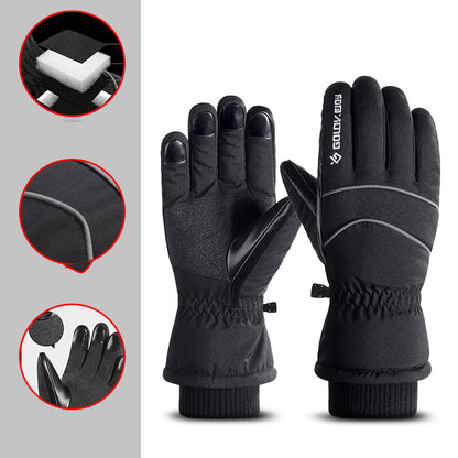 Non-slip Touch Screen And Velvet Warm Gloves