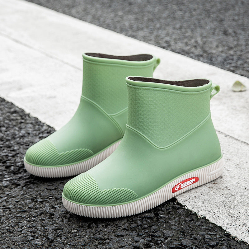 Waterproof Rain Boots/ Cute Fashion Short Tube