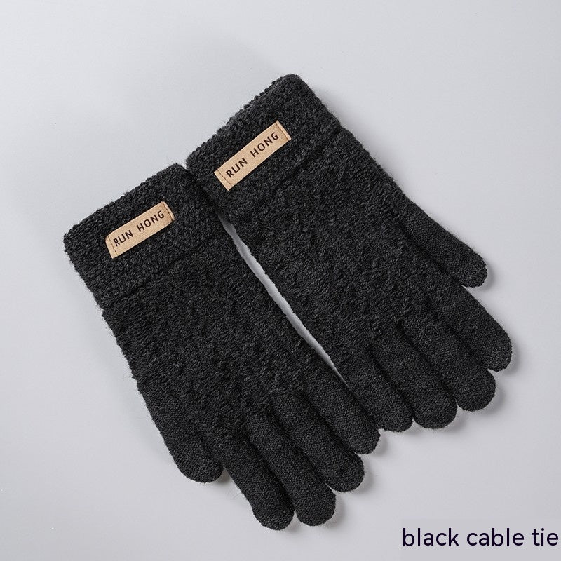 Cold Protection Thick Touch Screen Fleece-lined Gloves