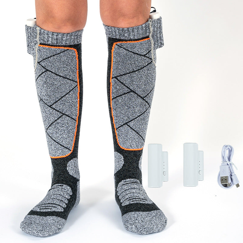 Electric Temperature Adjustable Heating Socks For Men And Women