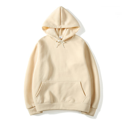 Standard Hooded Long Sleeve Solid Sweatshirt