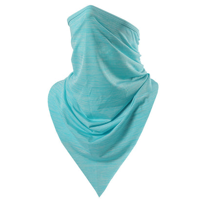 Ice Silk Mask Half Face And Neck Protection Triangular Binder