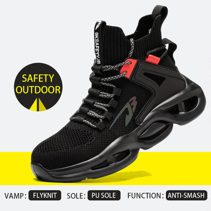 Men's And Women's Steel Toe Anti-piercing Anti-skid Safety Shoes