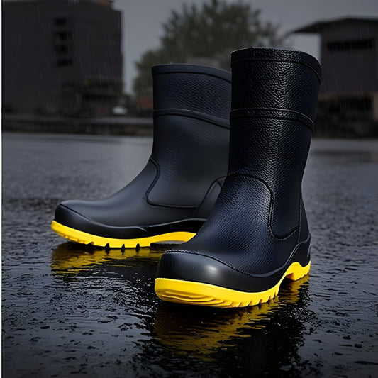 Steel Toe Rain Boots Short Tube Low or High