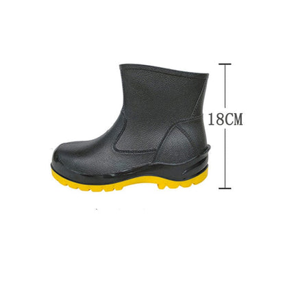 Steel Toe Rain Boots Short Tube Low or High