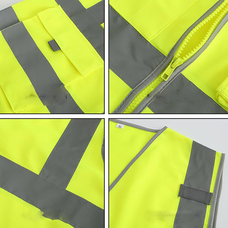 Multi-pocket Construction Reflective Vest