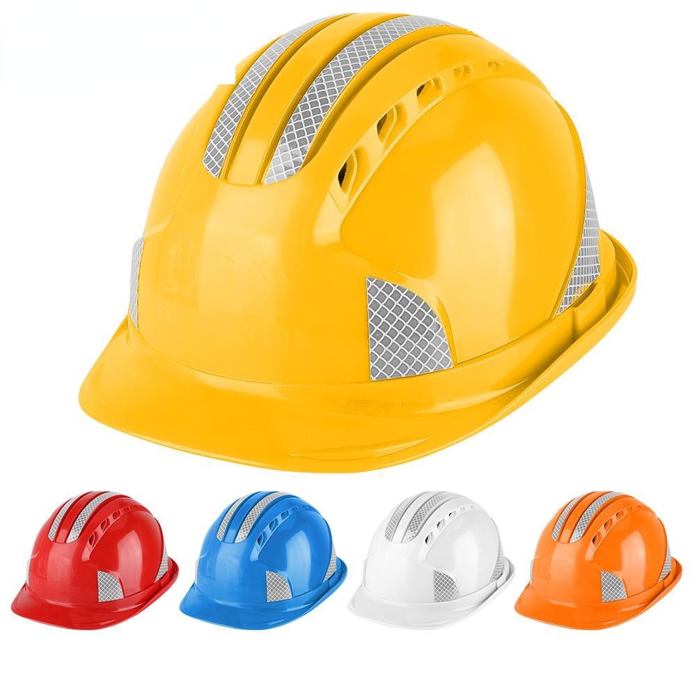 Hard Hat With Reflective Stripe Safety Helmet