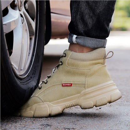 Anti Piercing Lightweight Comfortable Steel Toe Work Boot