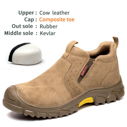 Composite Fiber Toe / Leather Work Boot