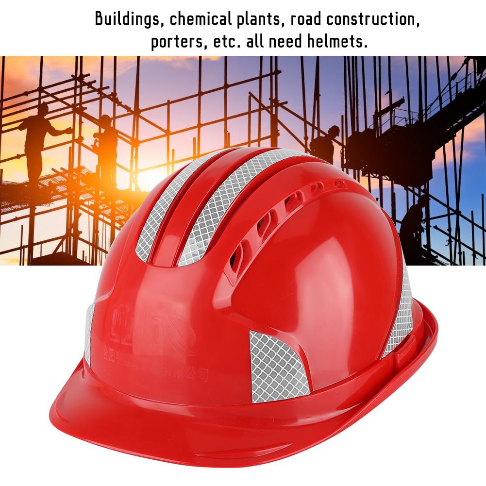 Hard Hat With Reflective Stripe Safety Helmet