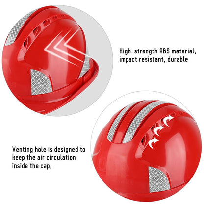 Hard Hat With Reflective Stripe Safety Helmet